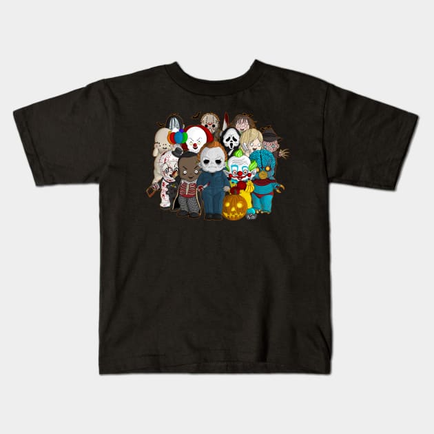 Sammy's Horror Baby's Kids T-Shirt by The Art of Sammy Ruiz